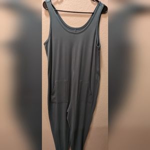 ANY BODY Mountain Green Sleeveless Romper
